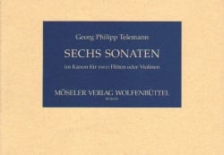6 Sonatas in Canon, Volume 2 - Flute (or Violin) Duet