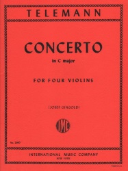 Concerto in C Major - Violin Quartet