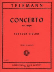 Concerto in C Major - Violin Quartet