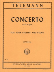 Concerto in G Major - Violin Quartet