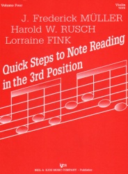 Quick Steps to Note Reading, Vol. 4 - Violin