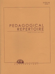 Pedagogical Repertoire, Level 1 - Violin