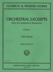 Orchestral Excerpts, Volume 1 - Violin