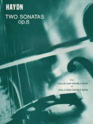 2 Sonatas, Op. 8 - Violin (or Viola) and String Bass