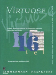 Virtuose (Virtuoso Semiquavers) - Cello and Piano (and Unaccompanied)