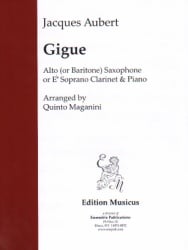 Gigue - Alto (or Bari) Sax and Piano