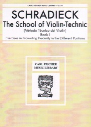 School of Violin Technic, Book 1