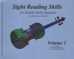 Sight Reading Skills for Suzuki Violin Students, Vol. 1 - Violin