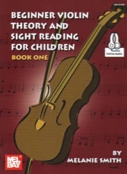 Beginner Violin Theory and Sight Reading for Children, Book 1 (Bk/Online Audio) - Violin