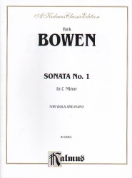 Sonata No. 1 in C Minor - Viola and Piano