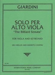 Solo per Alto Viola "The Billiard Sonata" - Viola and Keyboard