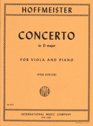Concerto in D Major - Viola and Piano