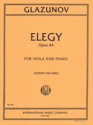 Elegy, Op. 44 - Viola and Piano
