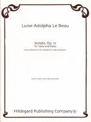 Sonata, Op. 17 - Viola and Piano