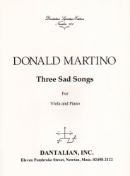 3 Sad Songs - Viola and Piano