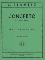 Concerto No. 1 in D major, Op. 1 - Viola and Piano