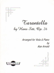 Tarantella, Op. 26 - Viola and Piano