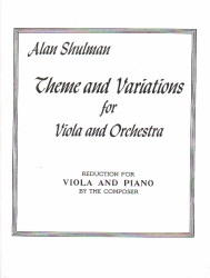 Theme and Variations - Viola and Piano