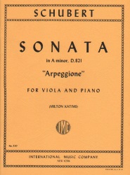 Sonata in A minor, D. 821 "Arpeggione" - Viola and Piano