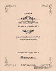 America, the Beautiful - Viola and Piano
