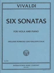 6 Sonatas - Viola and Piano