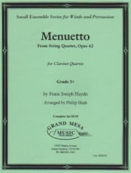 Menuetto - Clarinet Quartet