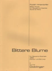 Bitter Flower (Bittere Blume) - Sax Quartet SATB