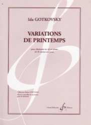 Variations de Printemps - Clarinet and Piano