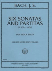 6 Sonatas and Partitas, S. 1001-1006 - Viola Unaccompanied