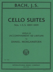 Cello Suites Nos. 1-3, BWV 1007-1009 - Viola Accompianment