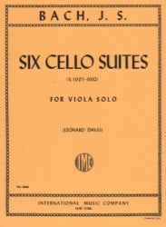 6 Cello Suites, BWV 1007-1012 - Viola Unaccompanied