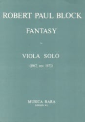 Fantasy - Viola Unaccompanied
