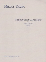 Introduction and Allegro, Op. 44 - Viola Unaccompanied