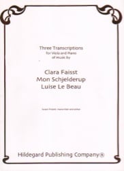 3 Transcriptions - Viola and Piano