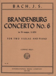 Brandenburg Concerto No. 6 in B-flat Major - Viola Duet and Piano