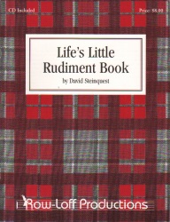 Life's Little Rudiment Book (Bk/CD) - Snare Drum Method