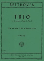 Trio in C minor, Op. 9 No. 3 - Violin, Viola and Cello (Parts)