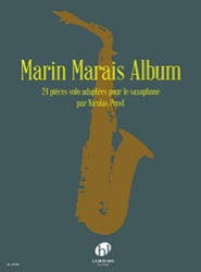Marin Marais Album - Saxophone Unaccompanied