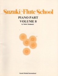 Suzuki Flute School, Volume 8 - Piano Accompaniment (Old Edition)