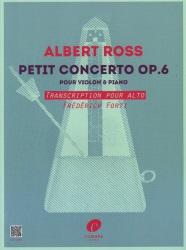 Petit Concerto, Op. 6 (Originally for Violin) - Viola and Piano