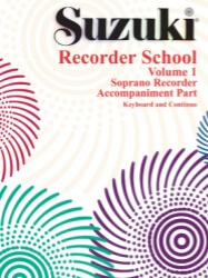 Suzuki Recorder School, Vol. 1 (Soprano) - Piano Accomp.