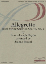 Allegretto from String Quartet, Op. 76, No. 2 - Viola Quartet