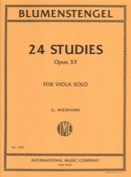 24 Studies, Op. 33 - Viola