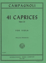 41 Caprices, Op. 22 - Viola