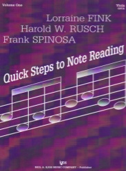 Quick Steps to Note Reading, Volume 1 - Viola