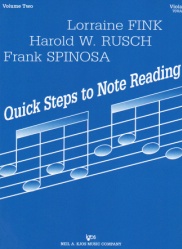 Quick Steps to Note Reading, Volume 2 - Viola