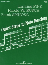 Quick Steps To Note Reading, Vol. 3 - Viola