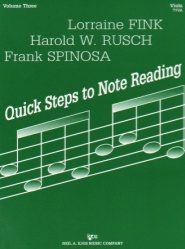 Quick Steps To Note Reading, Volume 3 - Viola