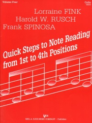 Quick Steps to Note Reading, Volume 4 - Cello