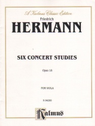 6 Concert Studies, Op. 18 - Viola